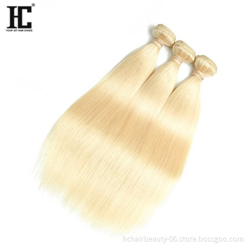 26 28 30 wholesale virgin hair vendors brazilian raw cuticle aligned honey blonde 613 human hair bundles with closure frontal